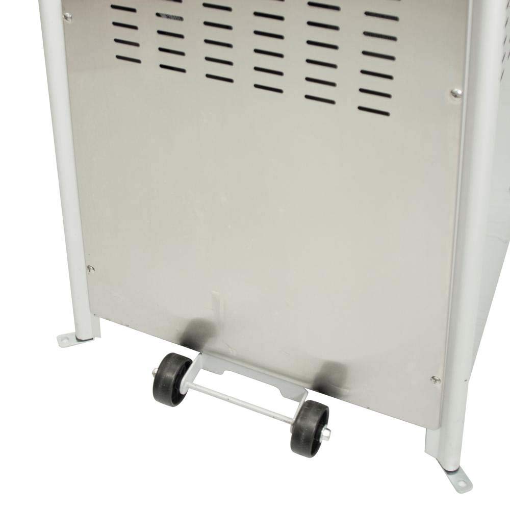 42,000 BTU Dyna-Glo Stainless Steel Pyramid Flame Patio Heater