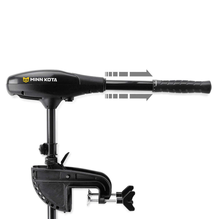 Minn Kota Transom-Mount Endura Max Electric Trolling Motor – 55 Lb. Thrust, 36 in. Shaft, Freshwater