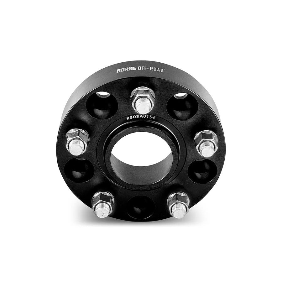 Borne Mishimoto Off-Road Wheel Spacers, 5X127, 1.50 Inch Thick, Compatible with Jeep Wrangler/Gladiator/Grand Cherokee, Black