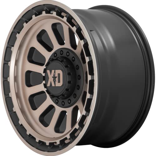 Xd856 Omega Satin Black with Bronze Tint Wheel XD Wheels with Alloy Steel (17 x 9. inches /6 x 106 mm, 18 mm Offset)