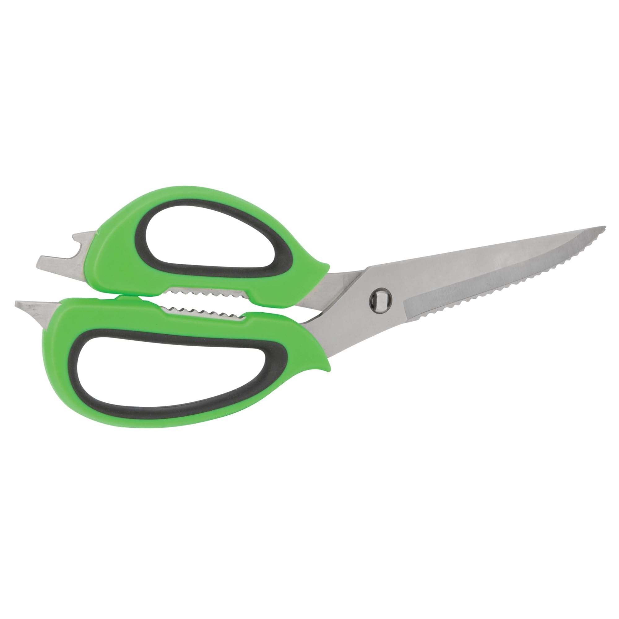 W9353 Performance Tool 9-in-1 Stainless Steel Kitchen Shears with Non-Slip Grip Handles for Cutting, Slicing, Trimming, Peeling and More