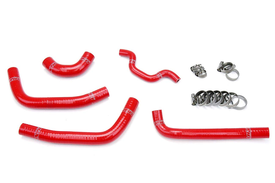 Red Silicone HPS 57-1240-RED Radiator Coolant Hose Kit