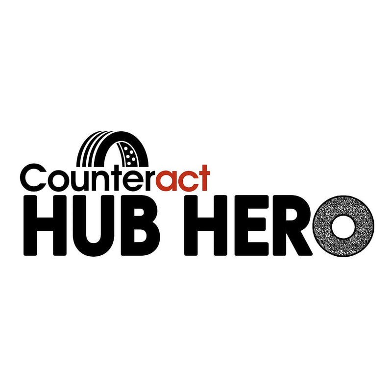 Hub Hero HBR13-Counteract Insert for SBCT13 - (2-Pack) - Automotive, Light Truck, Utility Trailer, Multi-Colored, 16MM