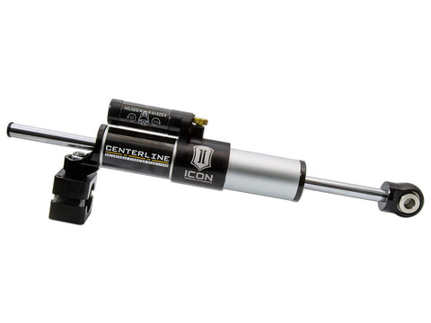ICON Steering Stabilizer Centerline, Adjustable, Compatible with 2007-18 Jeep JK Wrangler, 22020