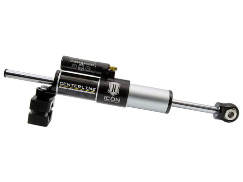 ICON Steering Stabilizer Centerline, Adjustable, Compatible with 2007-18 Jeep JK Wrangler, 22020