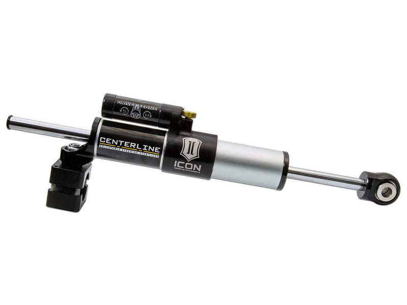 ICON Steering Stabilizer Centerline, Adjustable, Compatible with 2007-18 Jeep JK Wrangler, 22020