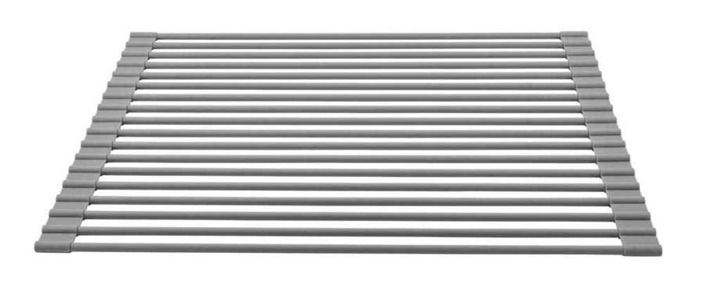 Camco Roll-Up 43519 Dish Drying Rack - Provides Extra Drying Space for Dishes, Pots and Pans - Heat-Resistant Up to 450° F - 17-Inches x 13-Inches