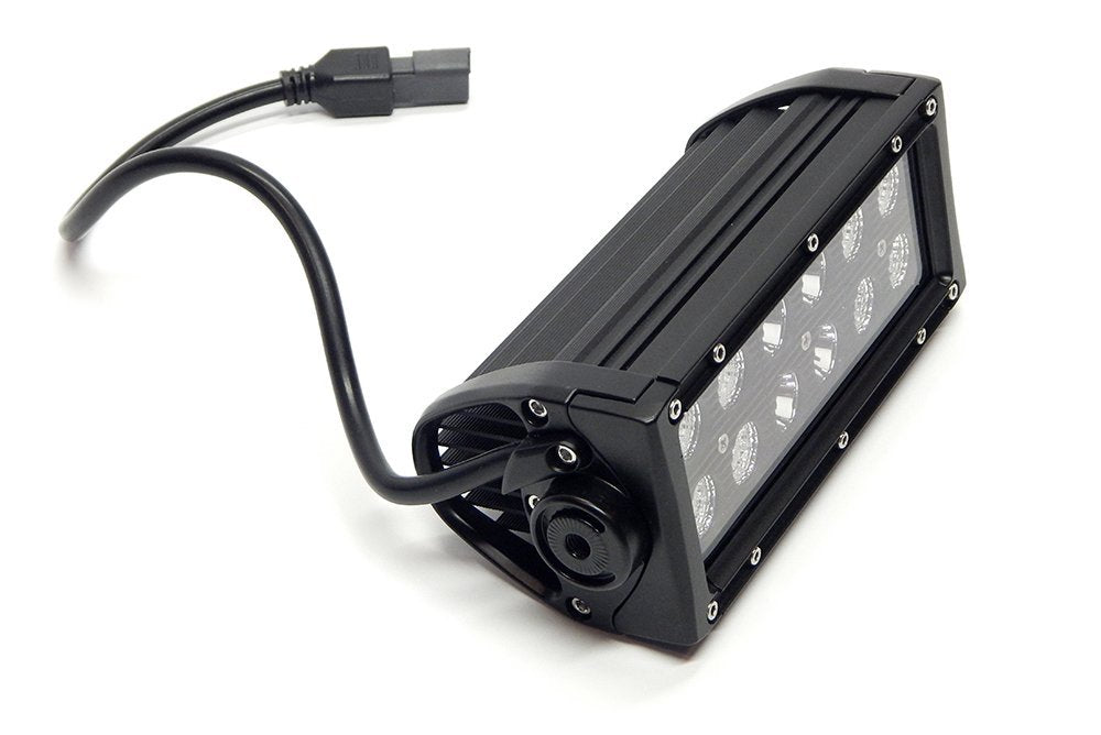75075 Southern Truck Black 7.5" LED Light Bar (Face Str, Dbl Row, Combo Flood/Beam 36w/DT Harness 79900/3,600 Lumens)