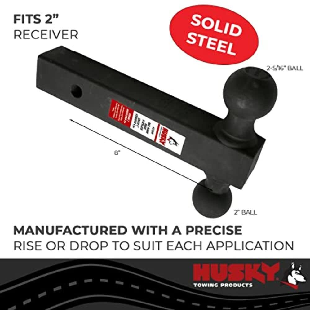 Husky 31354 Towing Trailer Hitch Ball Mount Hitch Accessories