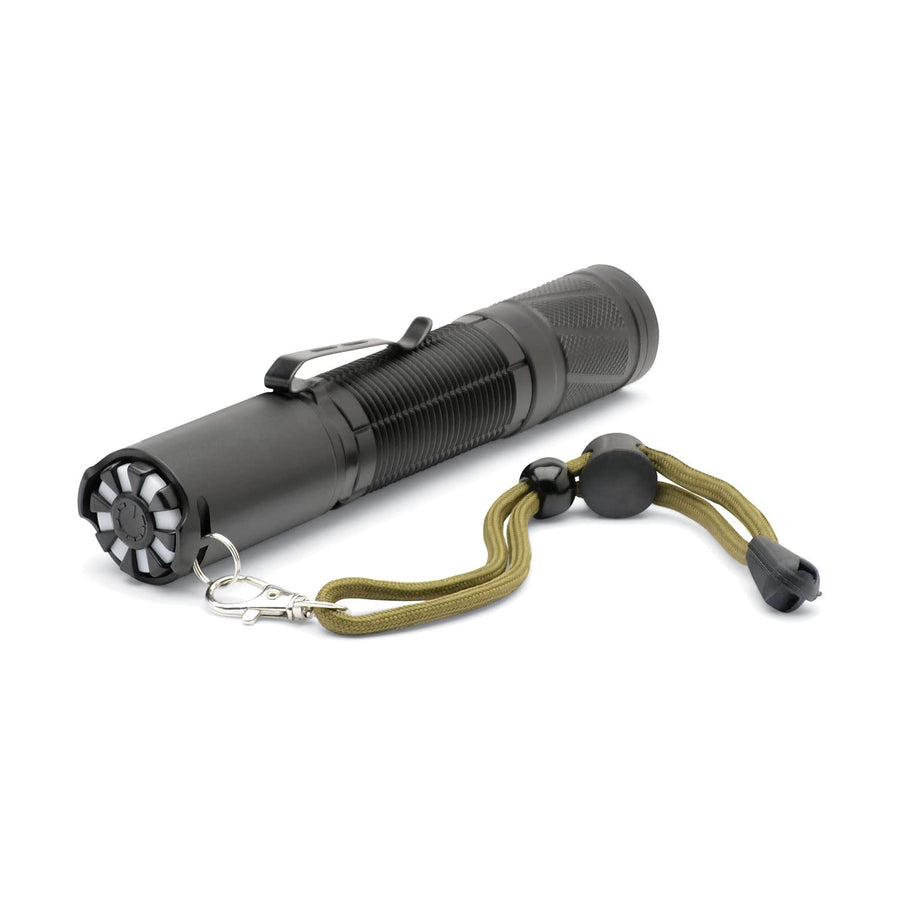 Handheld Cyclops Aluminum Housing 1200 Lumens Rechargeable Pocket Flashlight for Camping, Hiking, Emergency