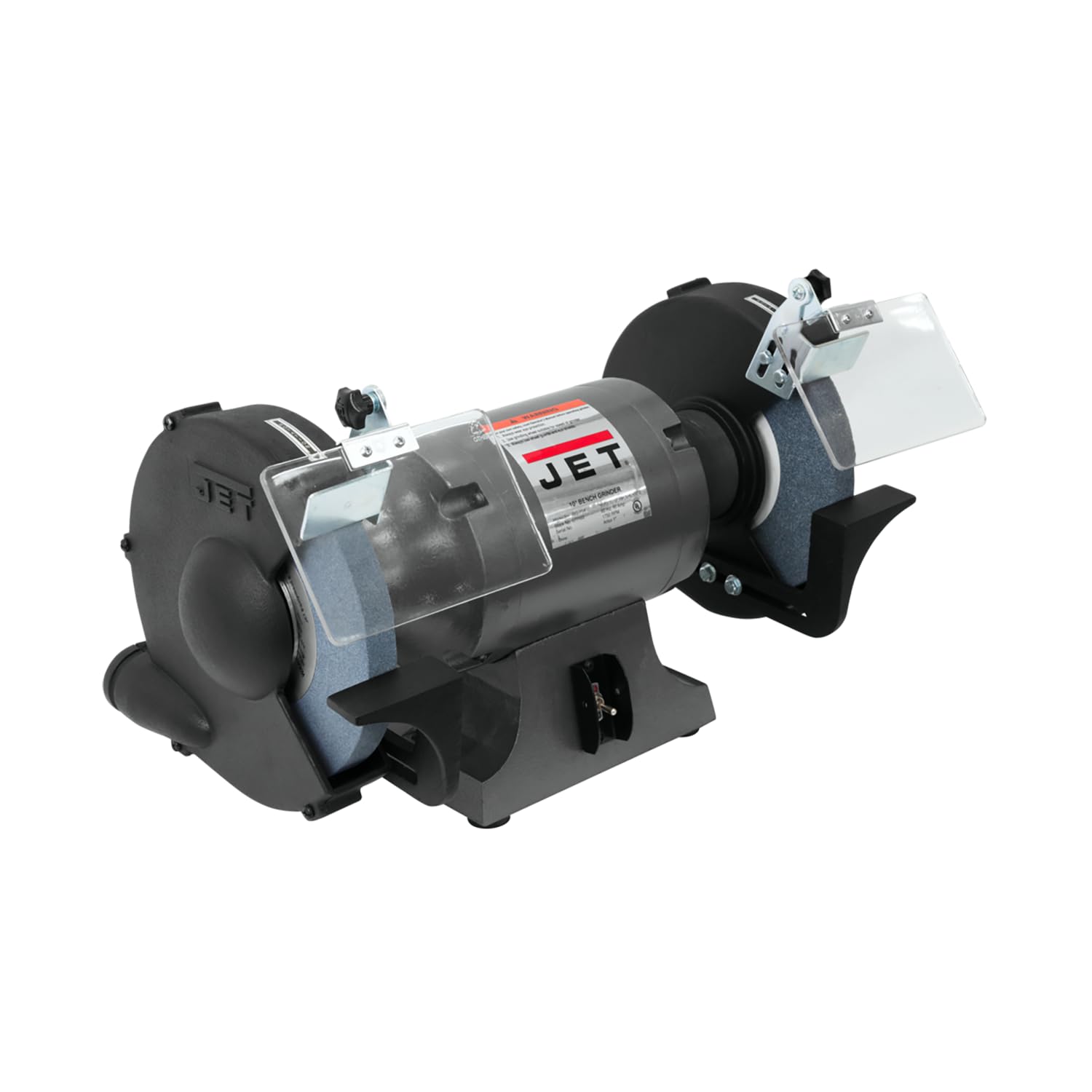 JET 10-Inch Grinder Bench, 1750 RPM, 1 HP, 120V 1Ph (Model JBG-10)