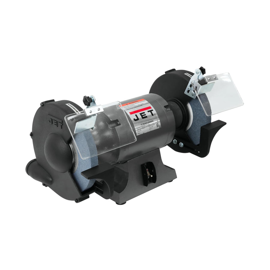JET 10-Inch Grinder Bench, 1750 RPM, 1 HP, 120V 1Ph (Model JBG-10)