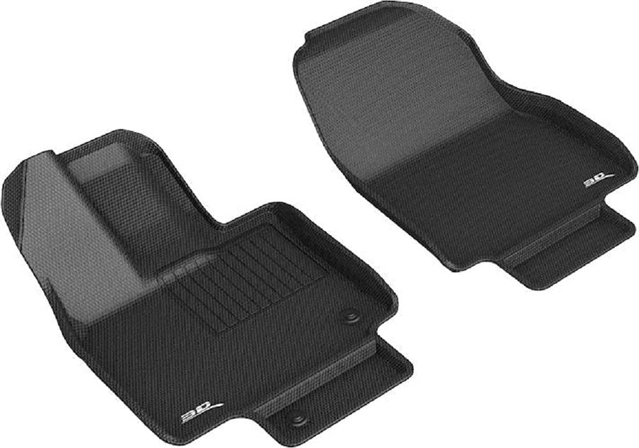 Kagu 3D MAXpider Custom Fit Floor Mat (BLACK) Compatible with Toyota Highlander 2020-2026 - Front Row