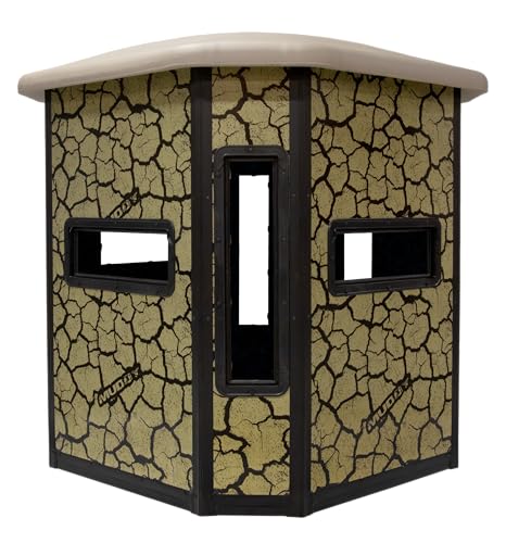Bull Blind Box/Steel CONSTUCTION/Cracked MUD CAMO Wall