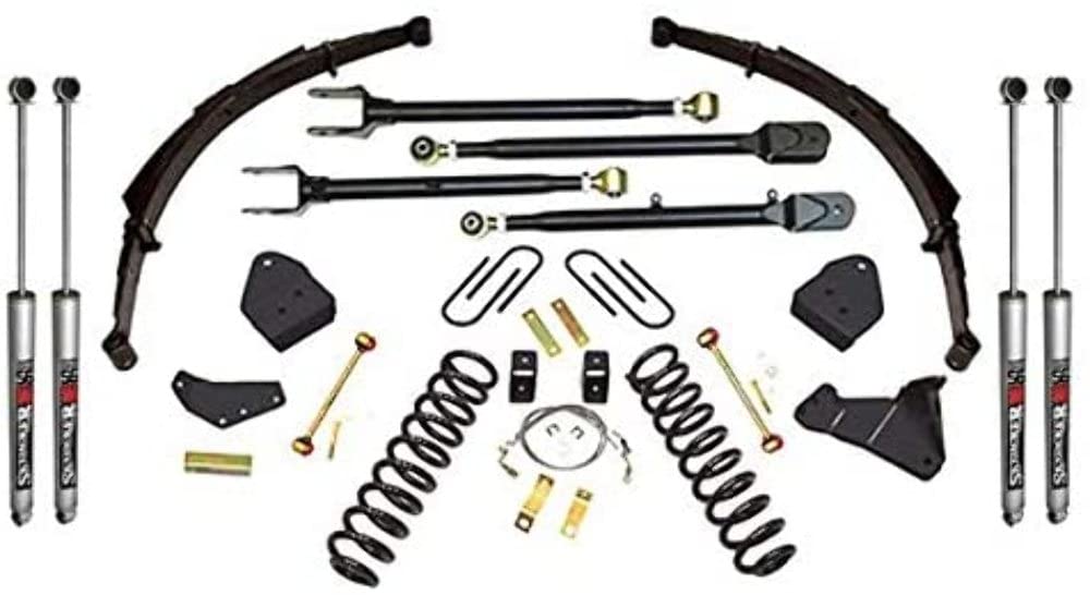 Suspension Lift Kit F86524KS-M Skyjacker w/Shock M95 Performance Shocks 6 in. Lift