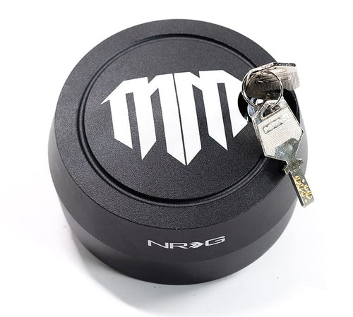 NRG Innovations Steering Wheel NRG-SRK-201MB-MM Version 2 Quick Release Short Hub Adapter With Mounting Bolts, Quick Lock W/Free Spin MadMike Signature