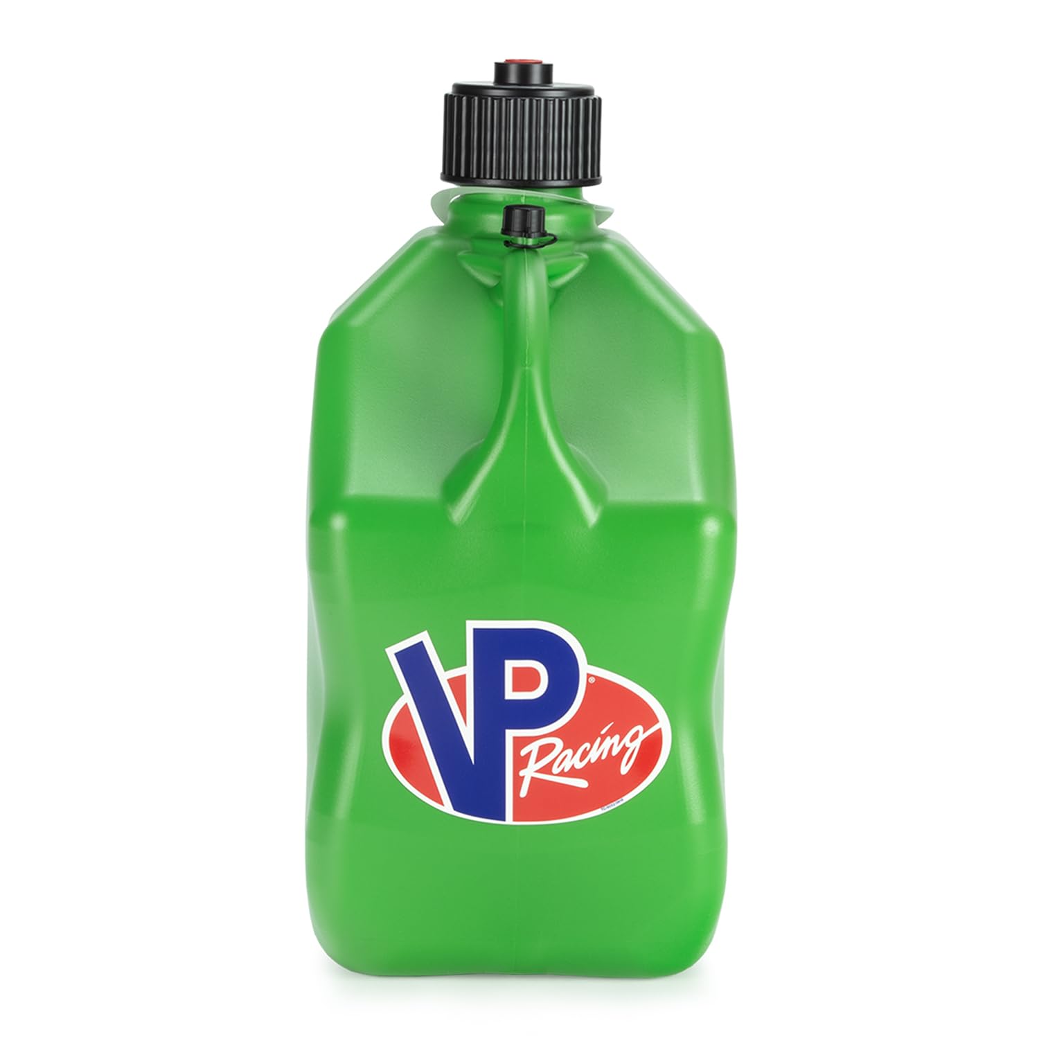 5.5 Gallon VP Racing Square Motorsport Storage Container Green - Includes Jug Lid and Vent Cap