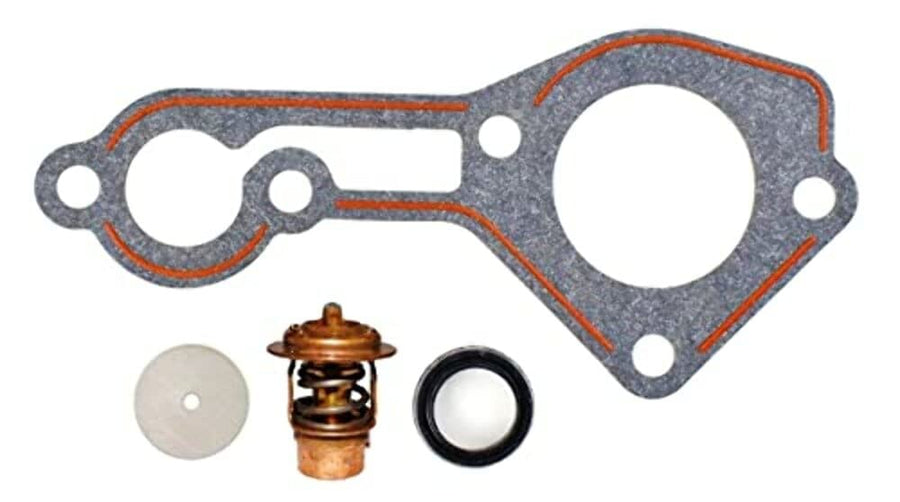 Marine Products Engineered Thermostat Kit for Mercury Outboard 70 75 80 90 100 115 125 Hp 3 & 4 Cylinder 1987-1998 Replaces 18-3569 803061T1