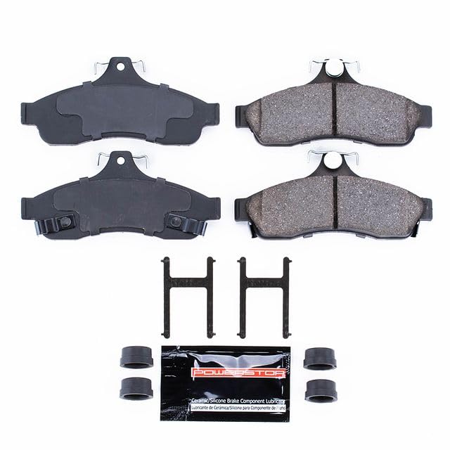 Power Stop Z23-628 Z23 Evolution Sport Carbon Fiber Infused Ceramic Brake Pads with Hardware For Chevrolet Caprice 1994-1996, Chevrolet Impala 1994-1996 [Model Specific]