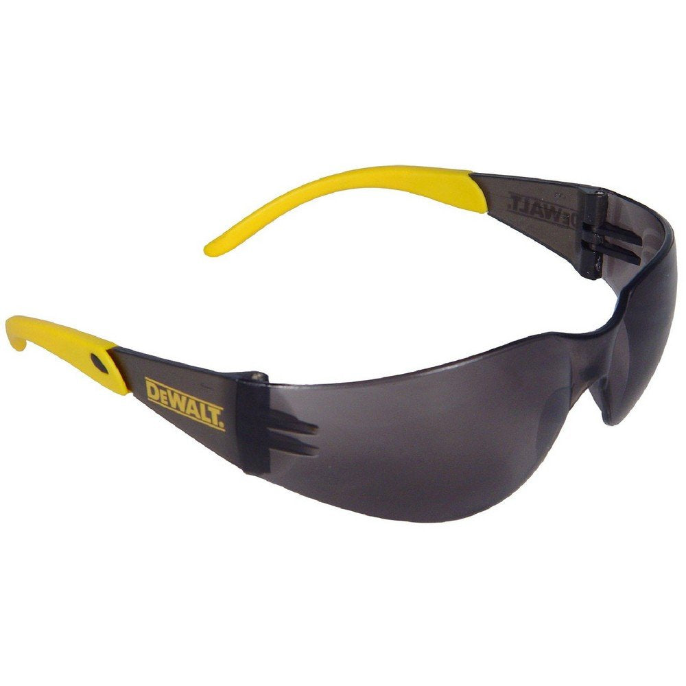 DEWALT Protector™ DPG54-1C Protective Eyewear – ANSI Z87.1+ Impact Rated – Lightweight Universal-Fit Frame – Flexible Rubber Temples – Clear Lens – 1 Pair