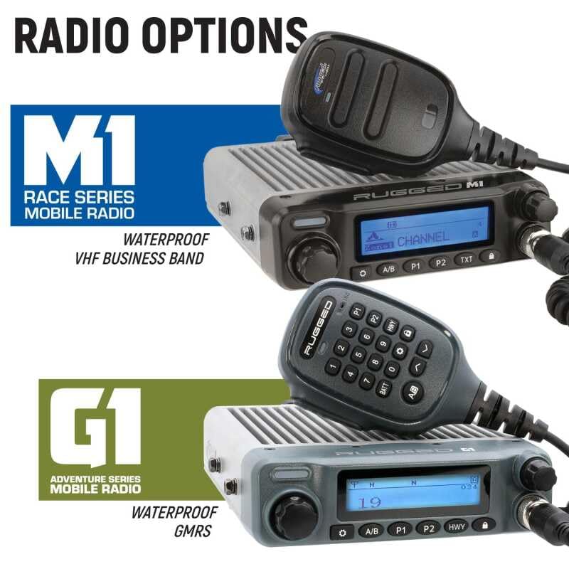 Master Communication Kit Rugged Radios with Intercom & 2-Way Radio