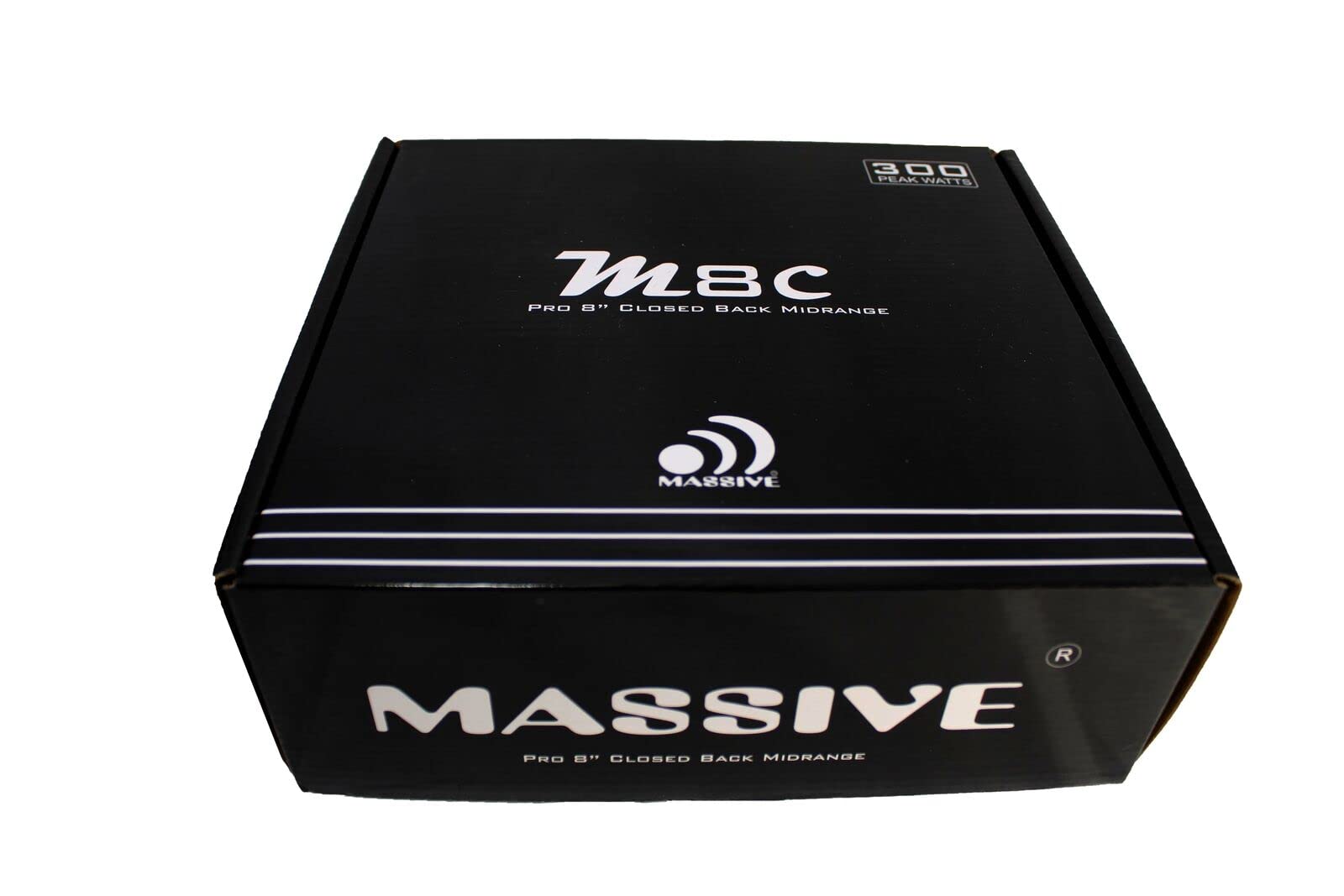 8” Massive Audio M8C Closed Back Mid-Range Speaker | 250W Max Power, 8 Ohm, Pro Car Audio Driver, Sealed Enclosure Design, Loud & Clear Midrange for Car, Motorcycle & Custom Sound Systems