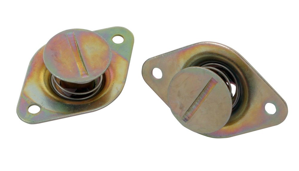 SELF EJECTING Quick Fastener, 7/16 in X .500, Steel, Gold