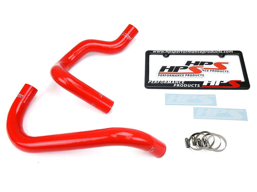Red HPS Silicone Radiator Hose Kit Coolant OEM Replacement 57-1746R-RED