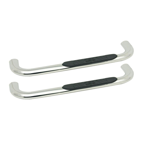 Platinum 4 Westin 21-3920 Oval Nerf Bars fits 2015-2025 F-150 2017-2025 F-250 F-350 F-450 F-550 F-600 Super Duty Standard Cab Stainless Steel Pair