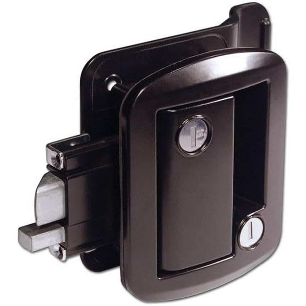 Global Classic PRO Entry Door Lock TTL-43610-2006-AL-1PK with Deadbolt - Black