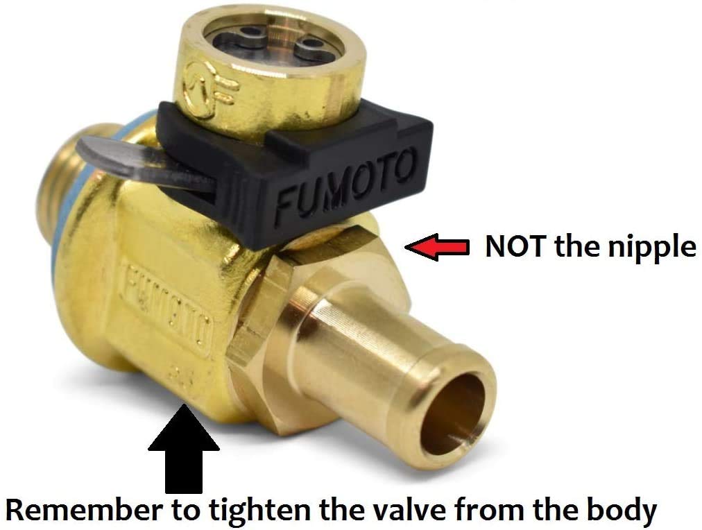 Fumoto FN-Series Drain Valve with Long Nipple and Lever Clip