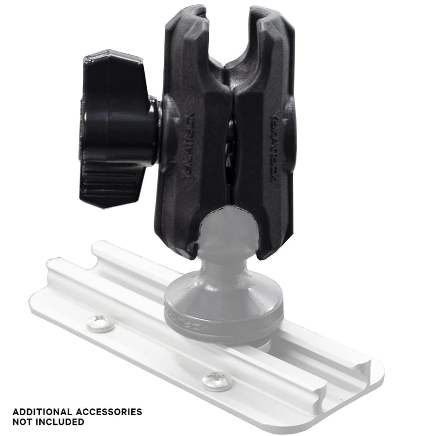 1" YakAttack Ball Connector | Long Arm 2.5" for Camera or Mounting Applications | Compatible with ScrewBall & 1" RAM Accessories | Marine-Grade Composite | Made in USA