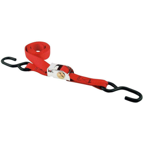 1" x 6' Security Lock Tie-Down Strap Erickson 55712 Red