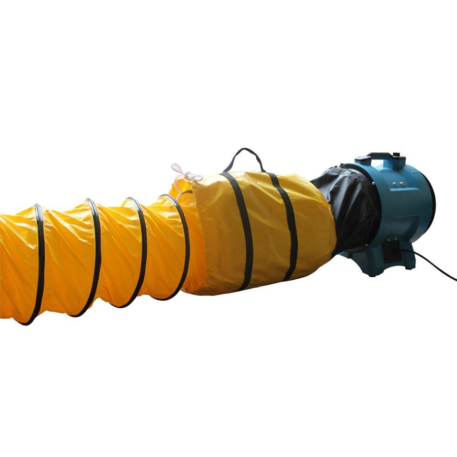 12DH25 XPOWER PVC Extra Flexible Ducting Hose, -20 to 180 degrees F Temperature Range, 25' Length, 12" ID