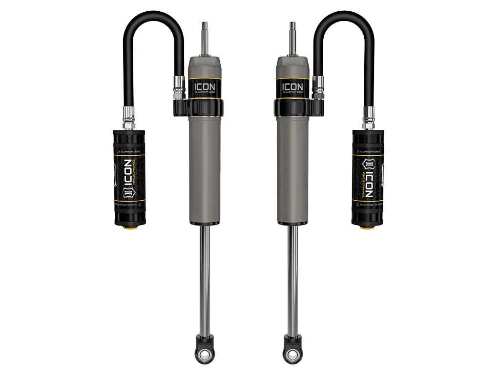 2022-2025 Toyota Tundra ICON 57840P 0-1.5 Lift/2023-2025 Sequoia 0-4" Lift, Rear, V.S. 2.5 Aluminum Series Shock Absorbers, Remote Reservoir, Pair