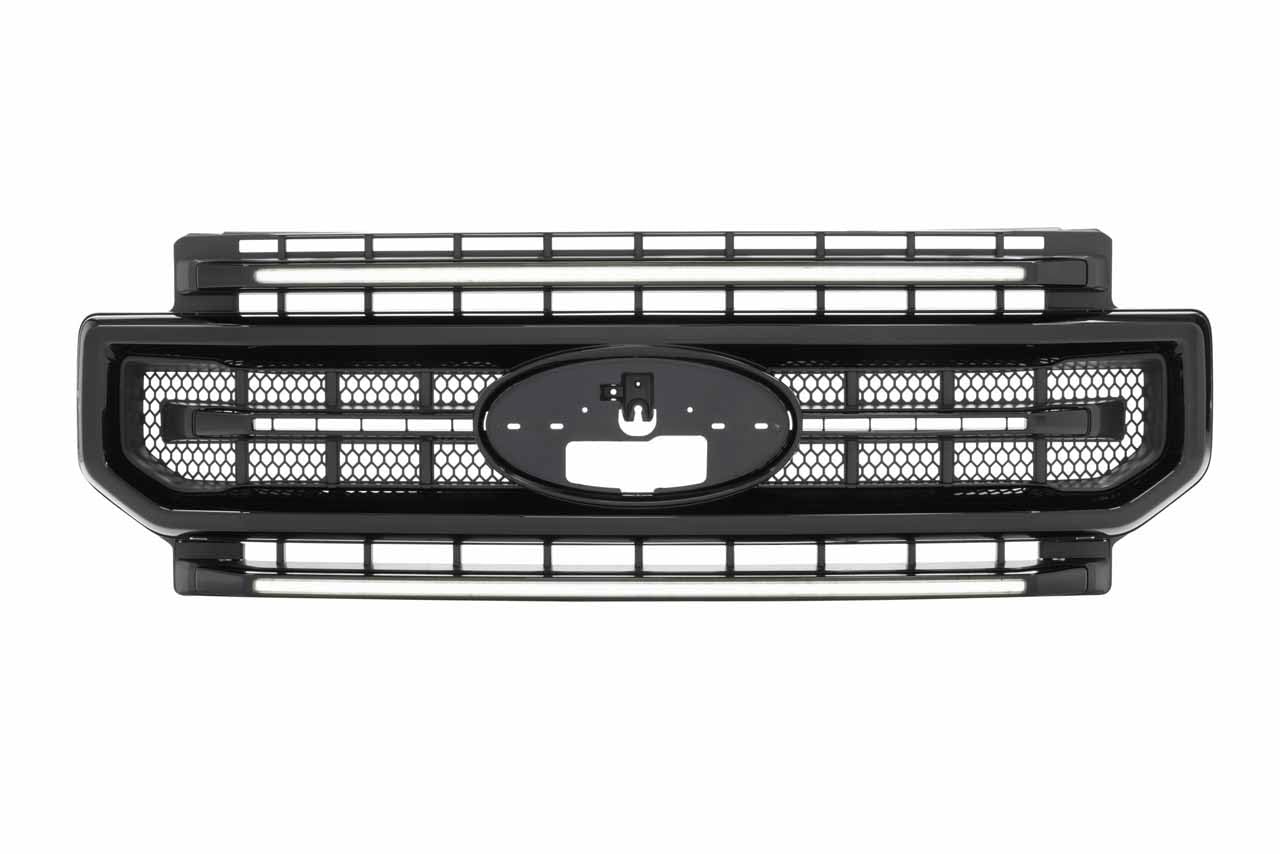 Ford Super Duty Morimoto XBG LED Grille (20-22) (Gloss Black / White DRL) HTMC XBG10