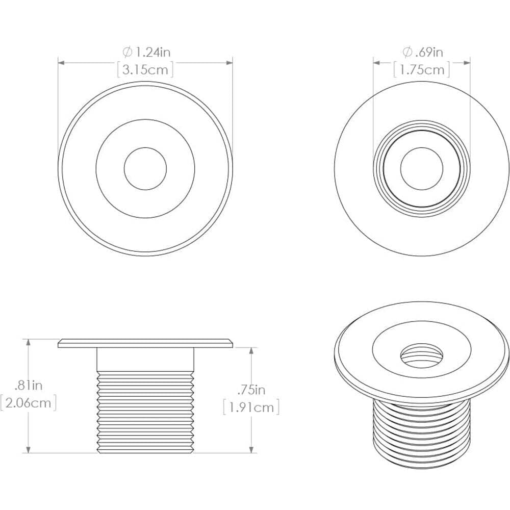Echo Lumitec 112203, Courtesy / Accent Light, Brushed Housing, White