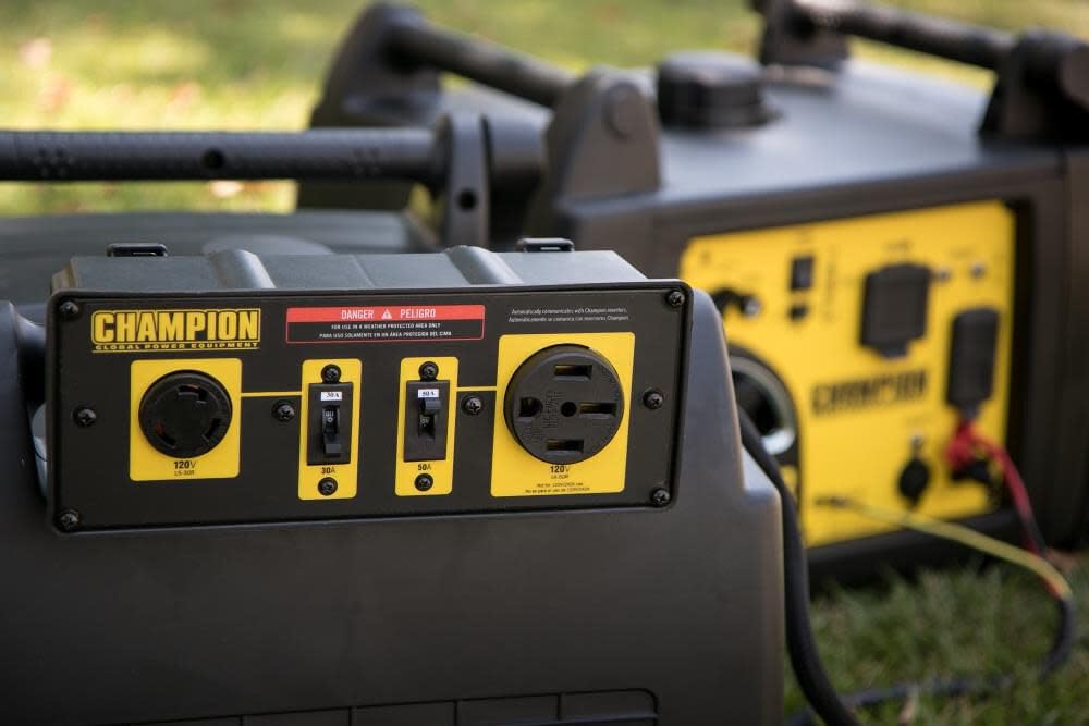 50-Amp Champion Power Equipment ParaLINK Parallel Kit for Linking Two 2500-Watt or Higher Inverter Generators, RV Ready