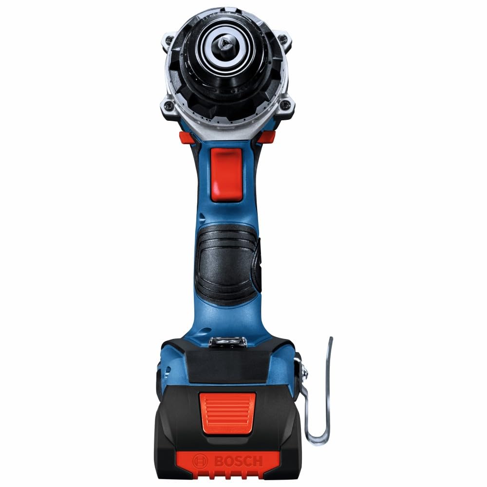 18V Brushless Connected-Ready BOSCH GSR18V-975CB25 1/2 In. Drill/Driver Kit with (2) CORE18V 4 Ah Advanced Power Batteries