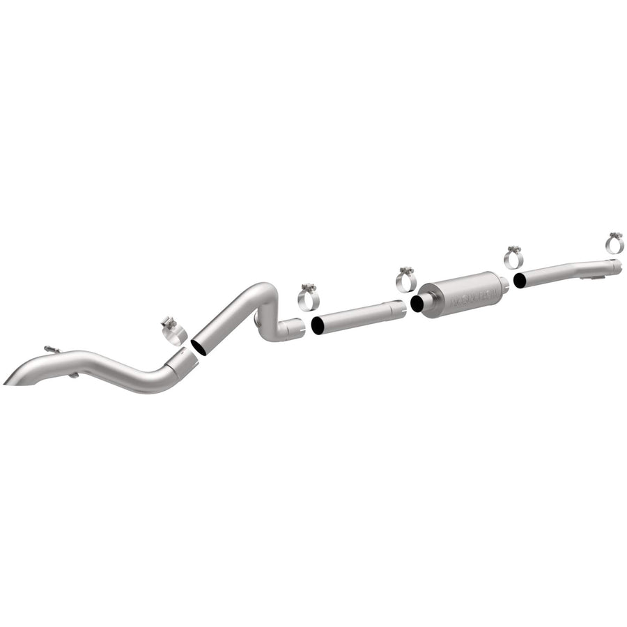 2007-2011 Jeep Wrangler MagnaFlow Rock Crawler Series Cat-Back Performance Exhaust System, V6 3.8L