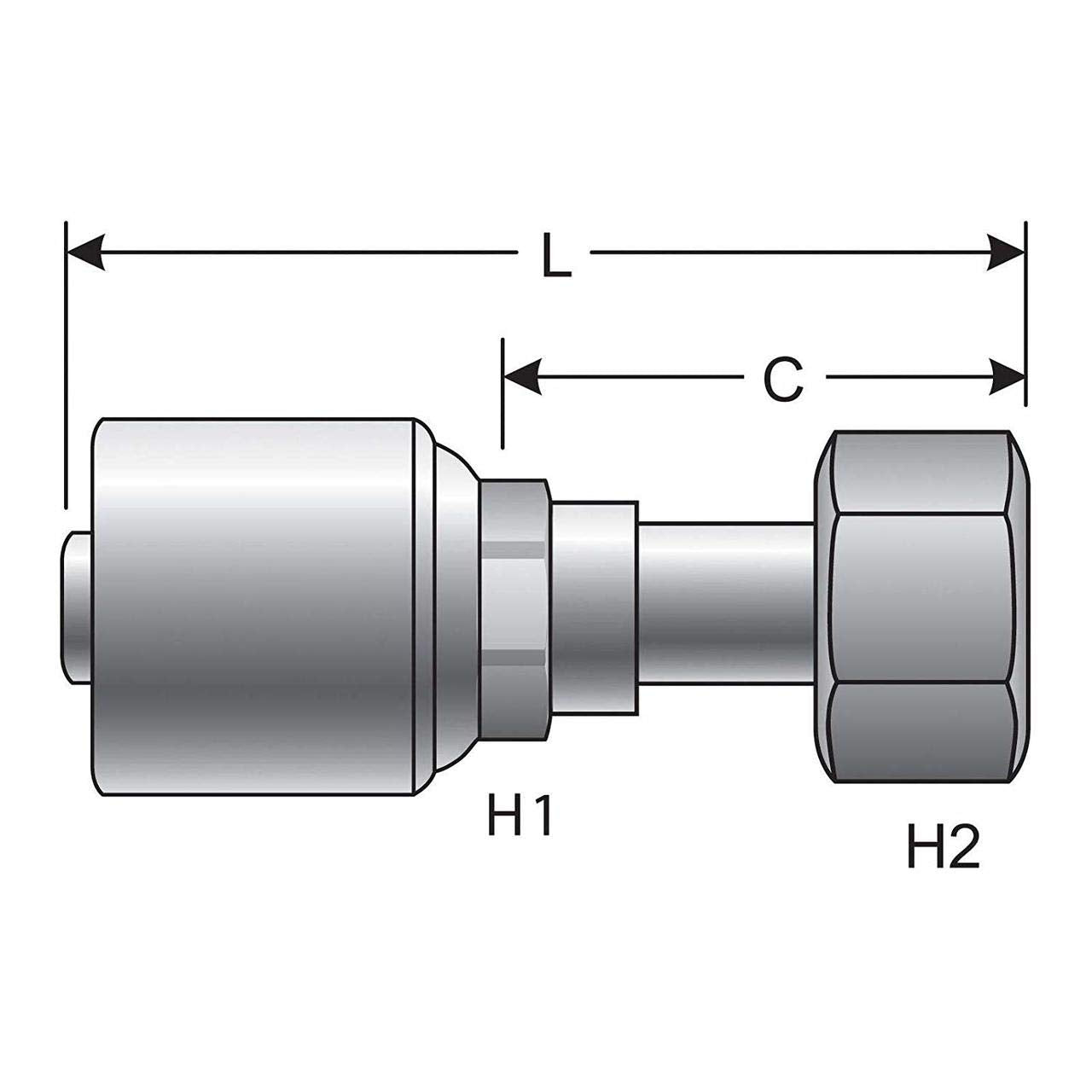 Gates Hydraulic G25230-1210 Coupling