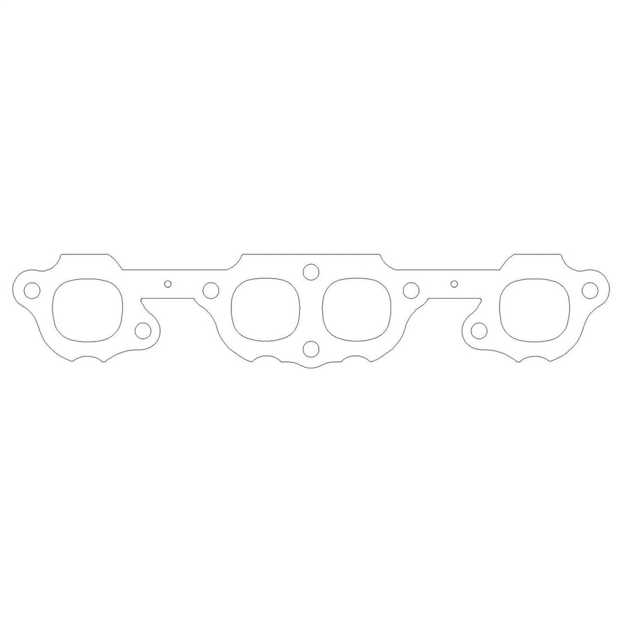 Cometic Gasket Exhaust Manifold/Header Gasket, 1.50 x 1.60 in Square Port, Small Block Chevy, Multi-Layered Steel, Pair