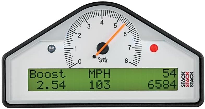 AutoMeter ST8130-C Dash Street, Blk, 0-3-8K RPM (Psi, Deg. F, Mph)
