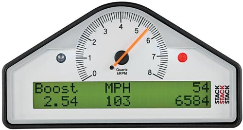 AutoMeter ST8130-C Dash Street, Blk, 0-3-8K RPM (Psi, Deg. F, Mph)