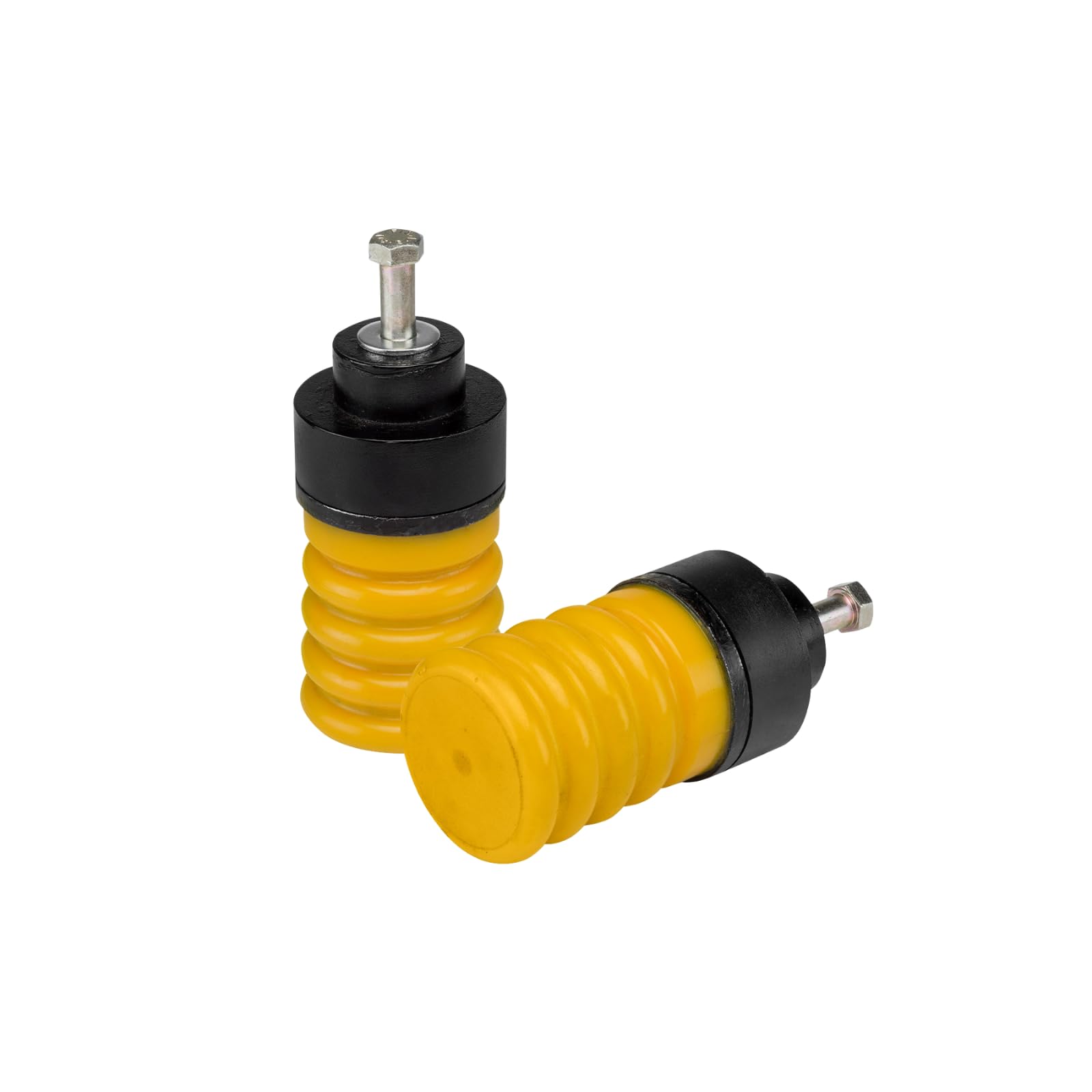 SumoSprings SSF-403-54, Front Solo SumoSprings for Jeep Wrangler JK, Left/Right Pair, 1400 (lb) Capacity at 50% Compression, Made in The USA, Yellow