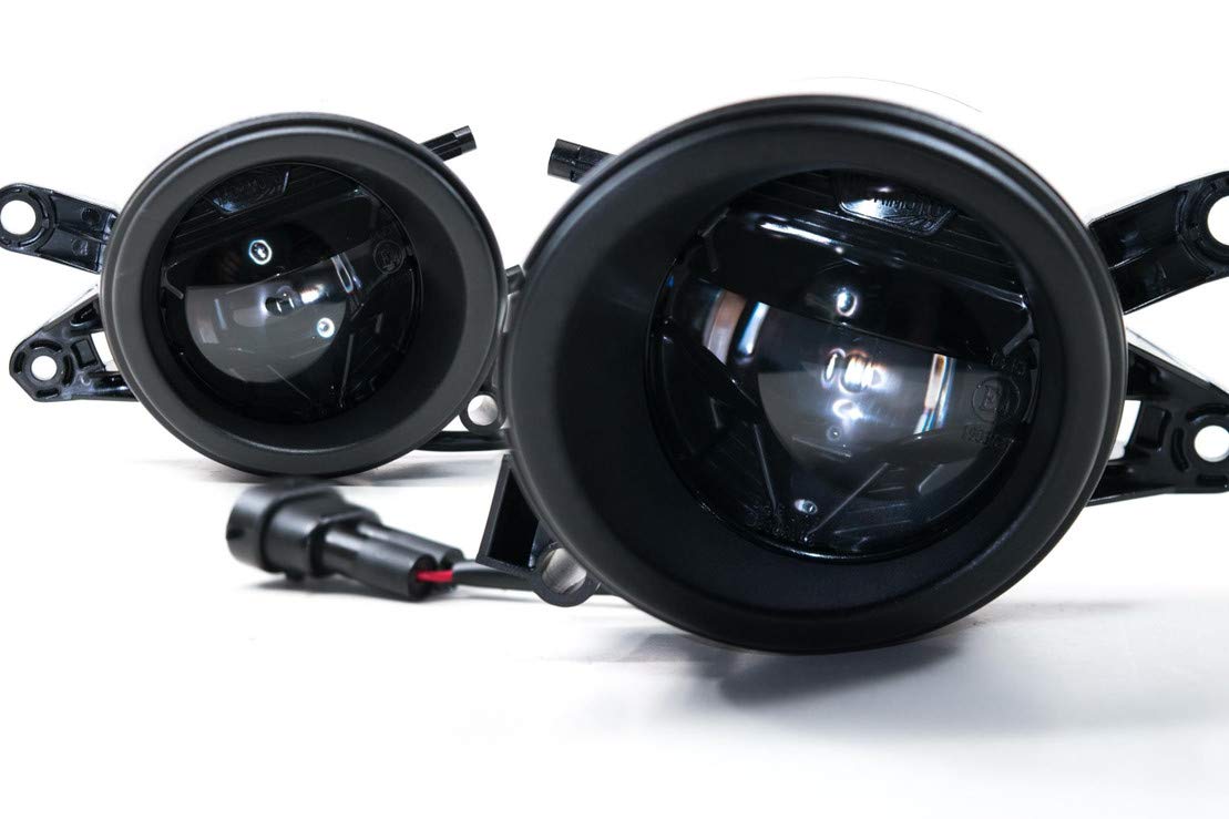 Morimoto XB LED Fog Lights Plug and Play Fits B6/B7 Audi Select Models OEM Replacement Performance Upgrade with Clear Lens (PN: LF642 pair of complete fog light assemblies)