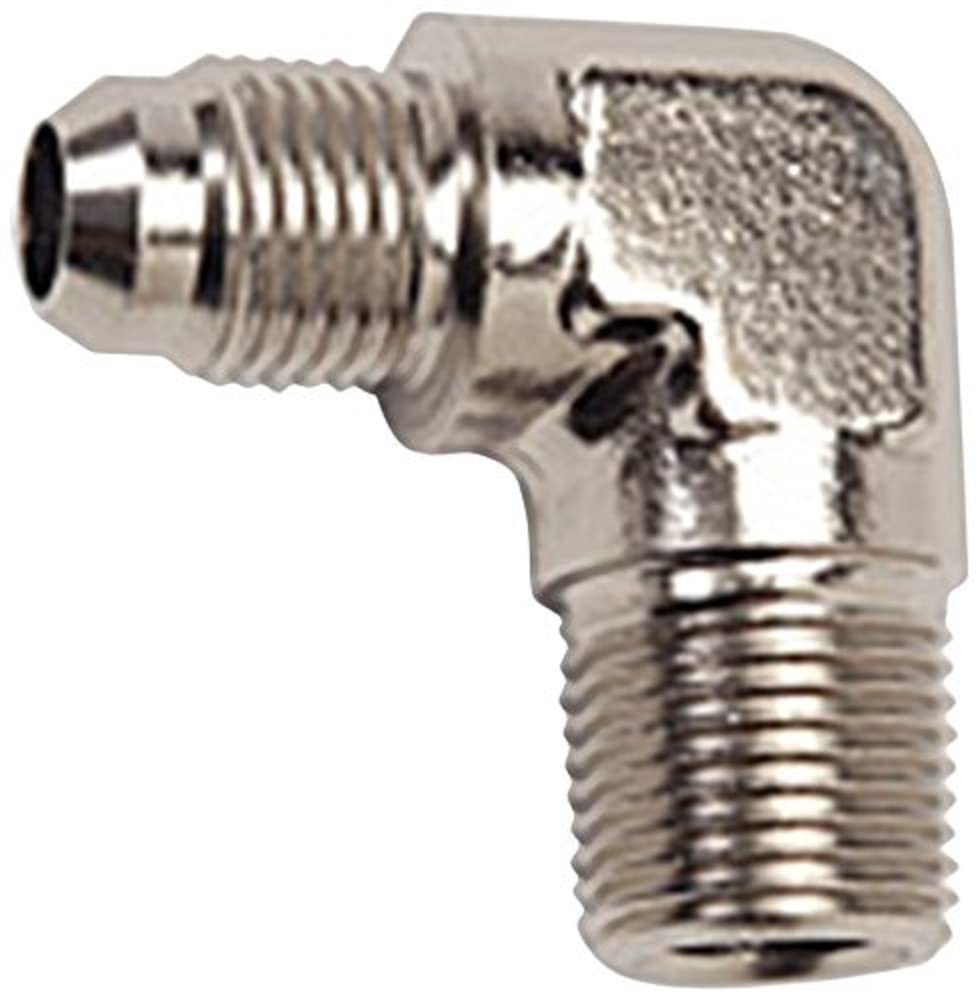 660841 RUSSELL/EDEL Endura -6AN 90-Degree Flare to 3/8" Pipe Adapter Fitting