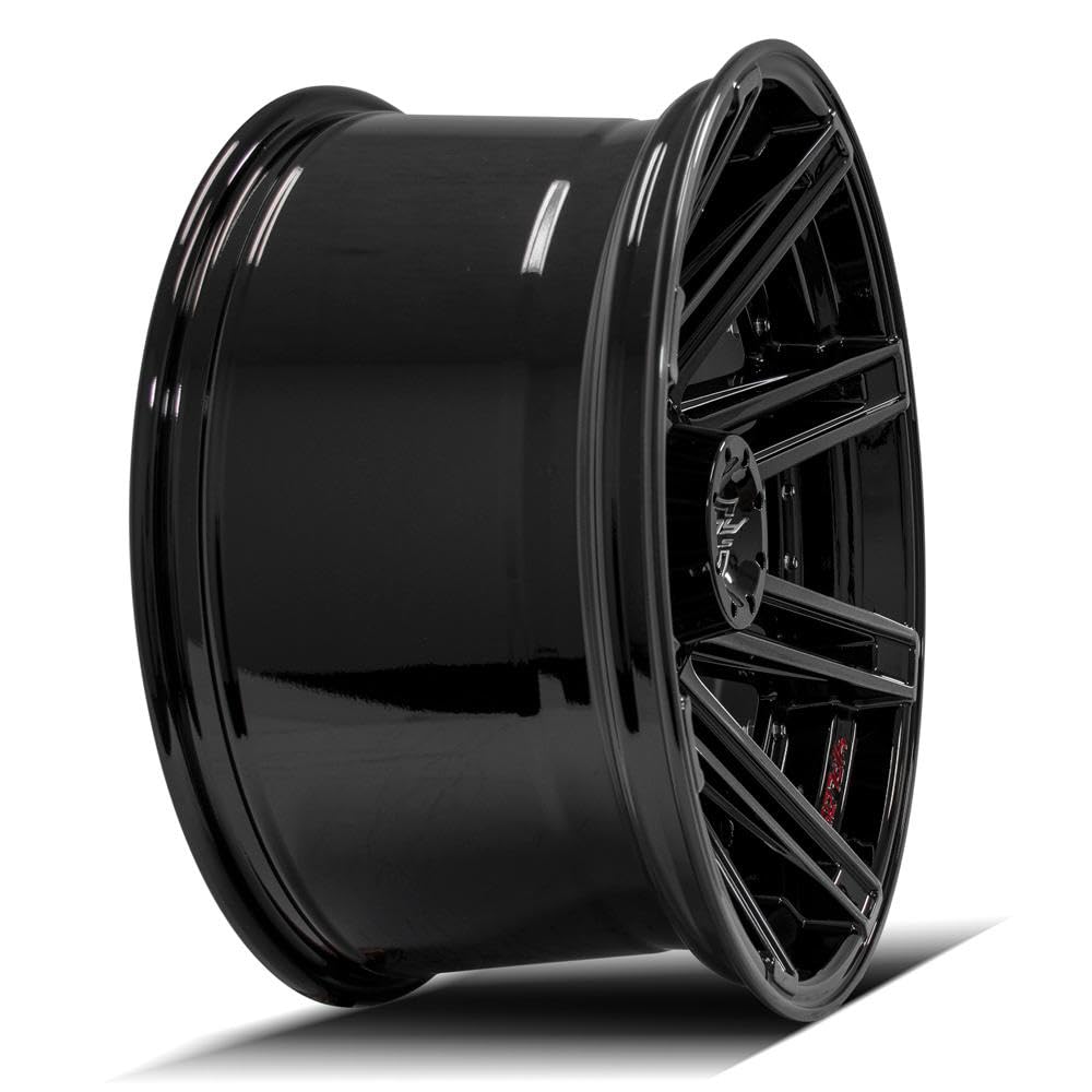 4PLAY Tires 4P08-20100-5D55-24BBT Brushed Black Wheel Painted (20 x 10. inches /5 x 127 mm, -24 mm