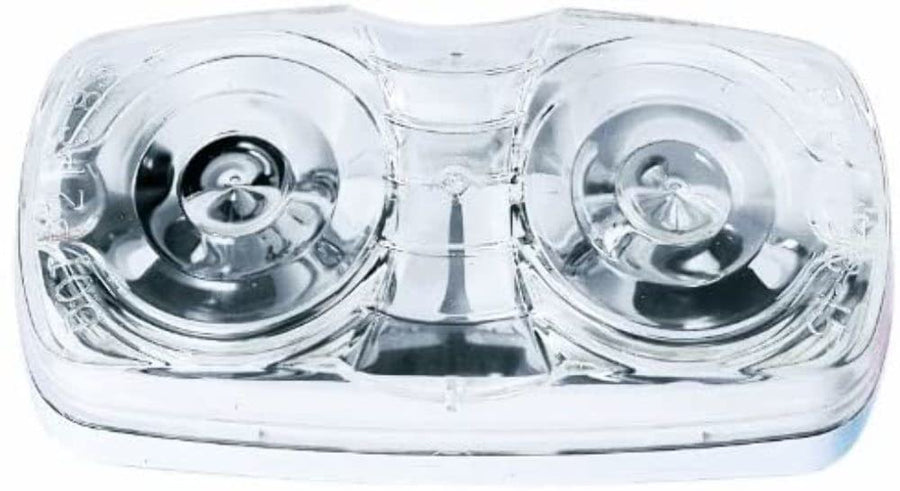 Peterson Incandescent M138C Accessory Light, Rectangular, Double Bulls-Eye, 4"X2", Pc