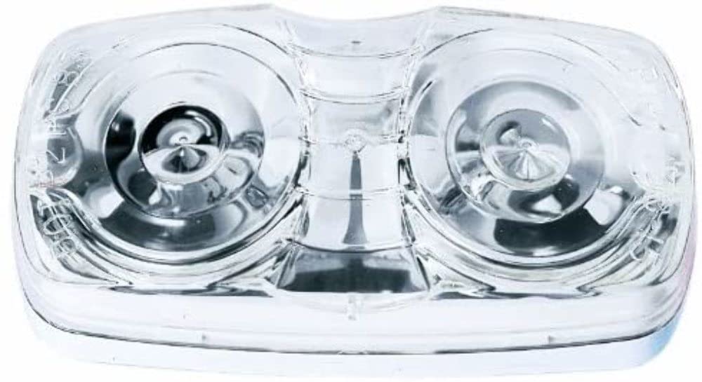 Peterson Incandescent M138C Accessory Light, Rectangular, Double Bulls-Eye, 4"X2", Pc